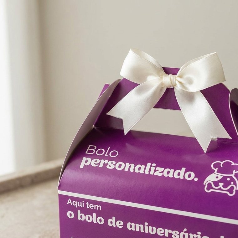 Caixa personalizada Chef di Animale para bolo de pet