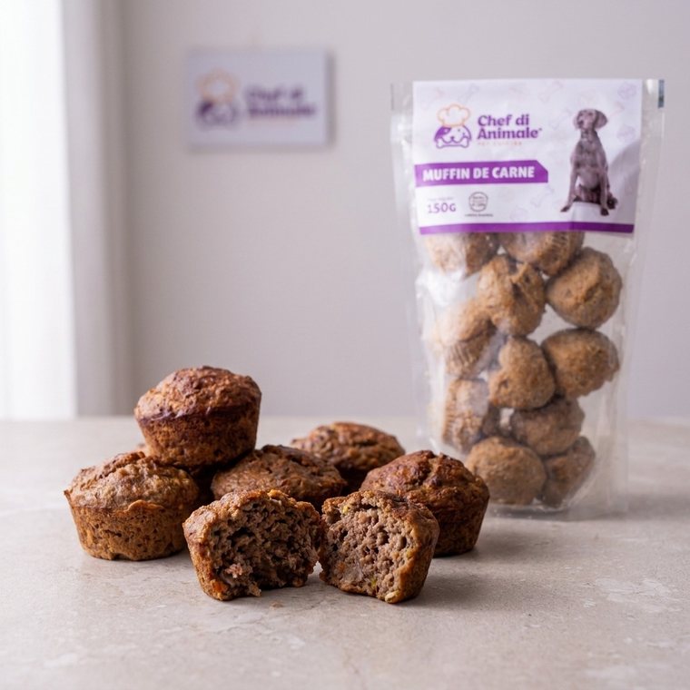 Muffin de carne para pets, 150 g