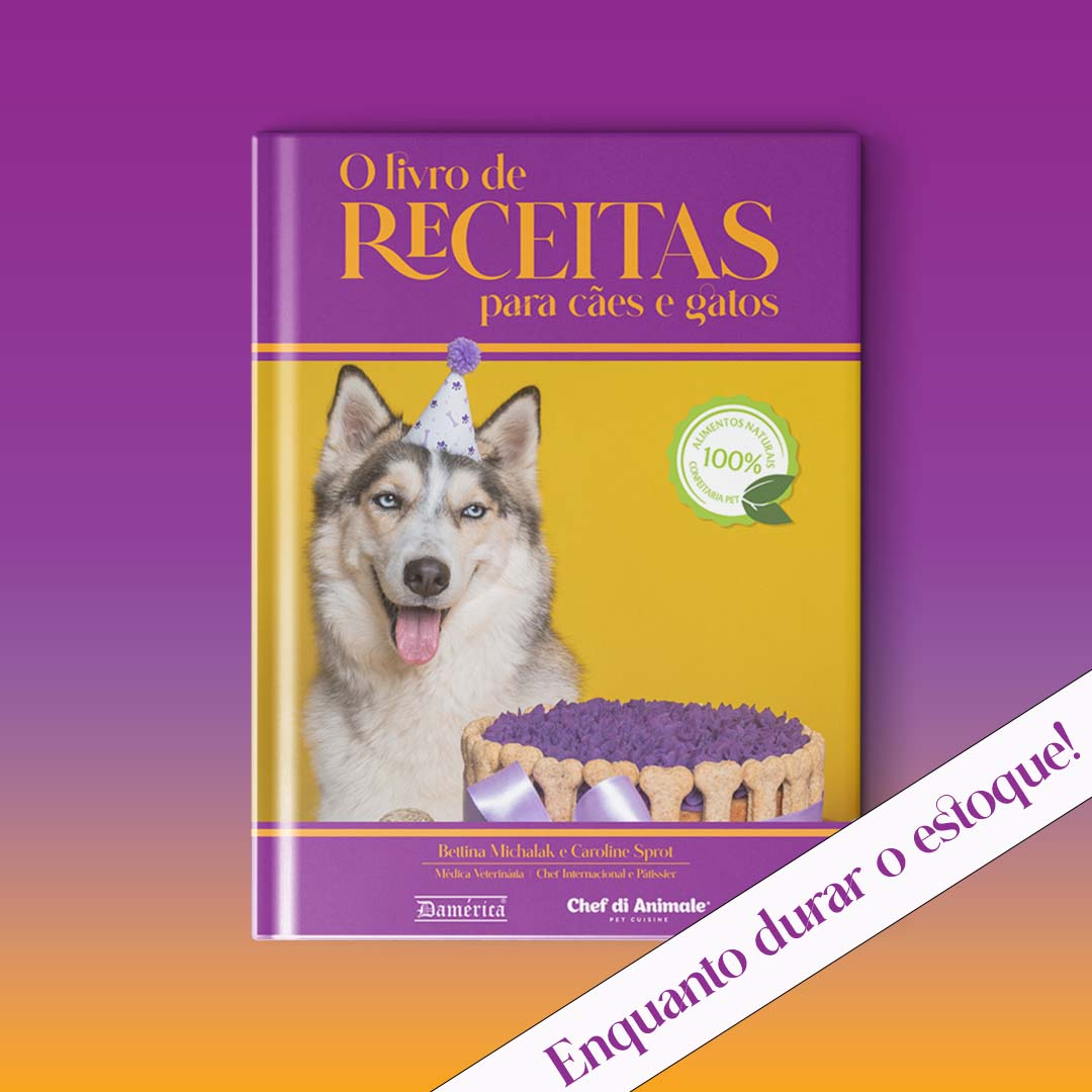 O livro de receitas para cães e gatos