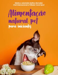 Capa E-book alimentação natural para cães e gatos