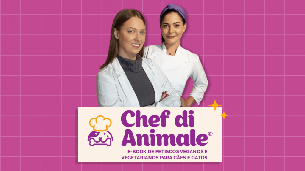 E-book de petiscos veganos e vegetarianos para cães e gatos